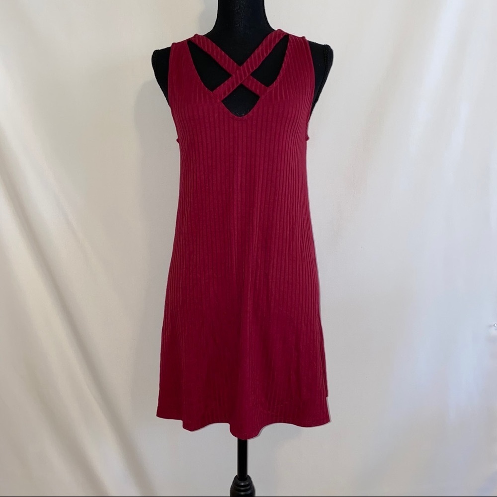 NWT Forever 21 Crisscross Front Detail Shift Dress
